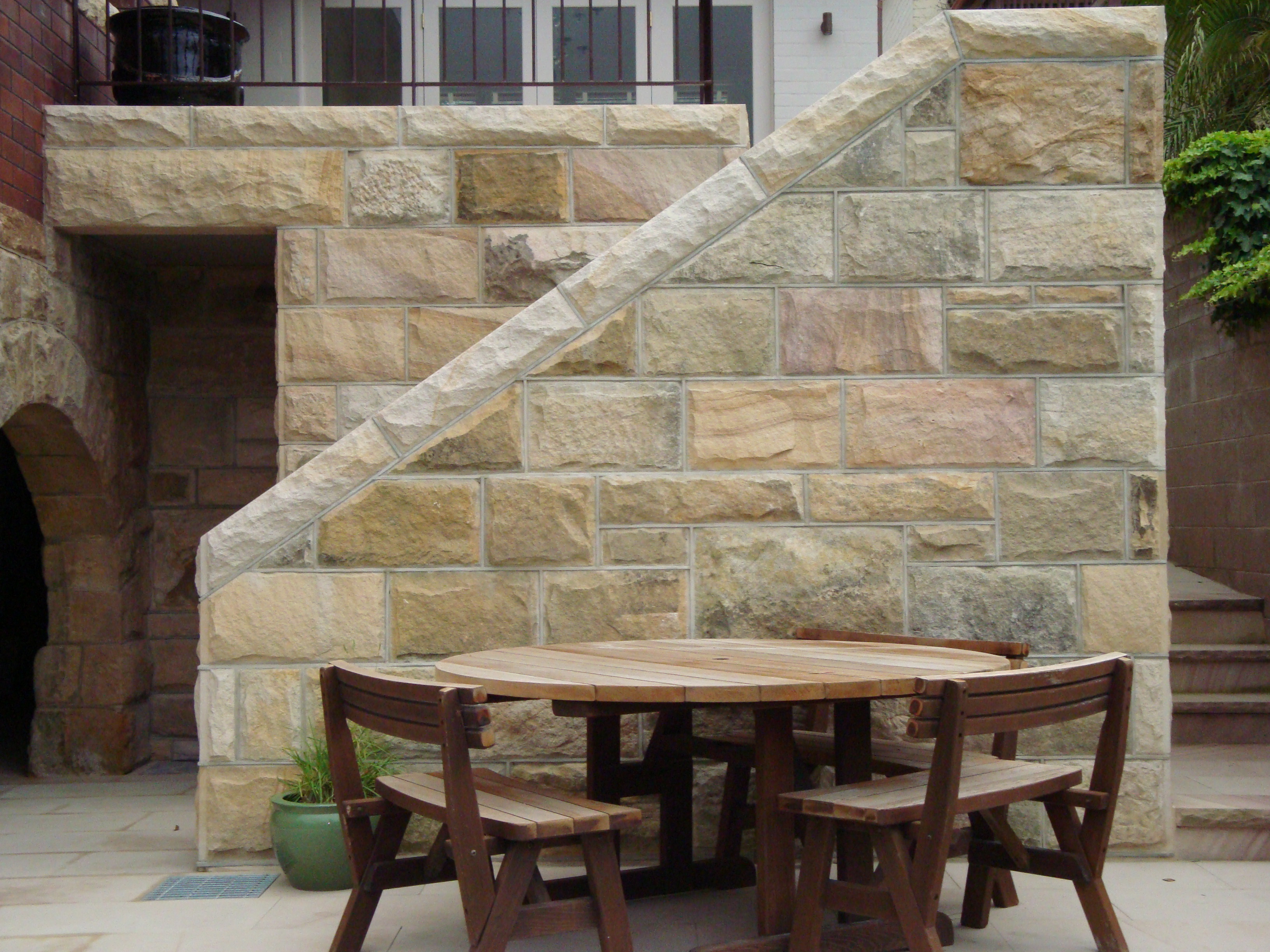 Back of house and stairs